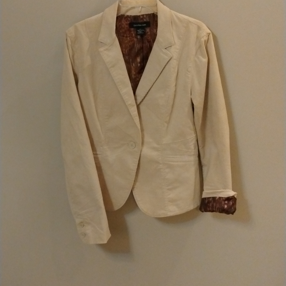 Calvin Klein Jeans Soft Corduroy Blazer size Large